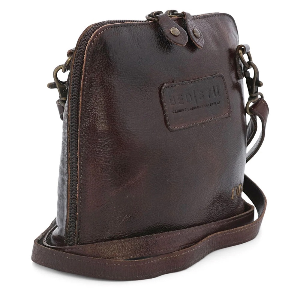 NWT Bed Stu Teak Rustic Ventura Leather Crossbody Bag